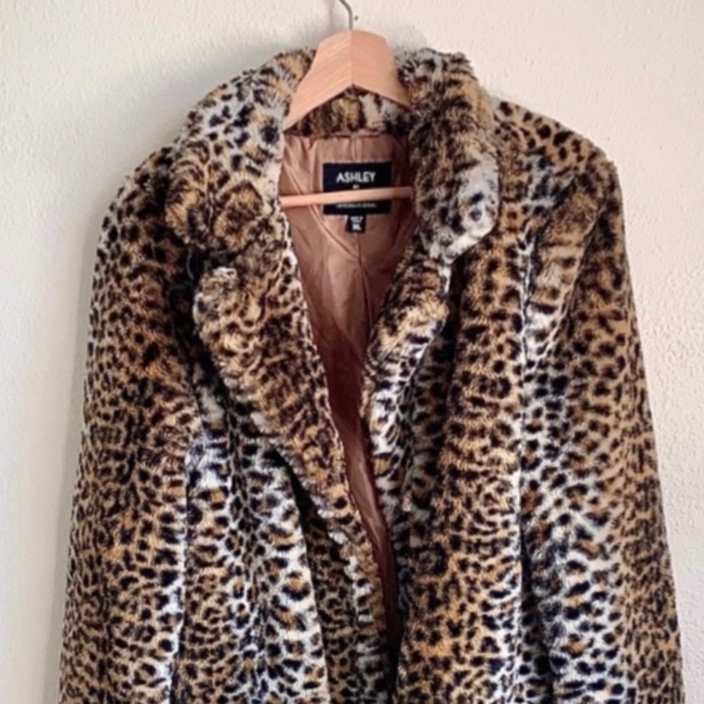 Faux Fur Cheetah Coat